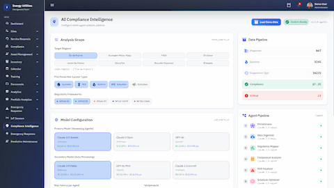 Enterprise Multi-Agent Compliance Orchestration System interface